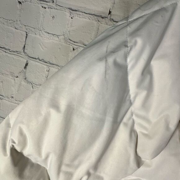 Columbia Jacket Womens Medium White Omni Shield  Hood Full zip Puffer READ - Picture 4 of 14